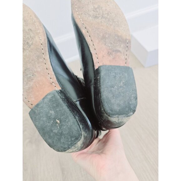 Seychelles Black Leather Western Rodeo Cowboy Cowgirl Mid Calf Boots Shoes 7.5 - Picture 13 of 14